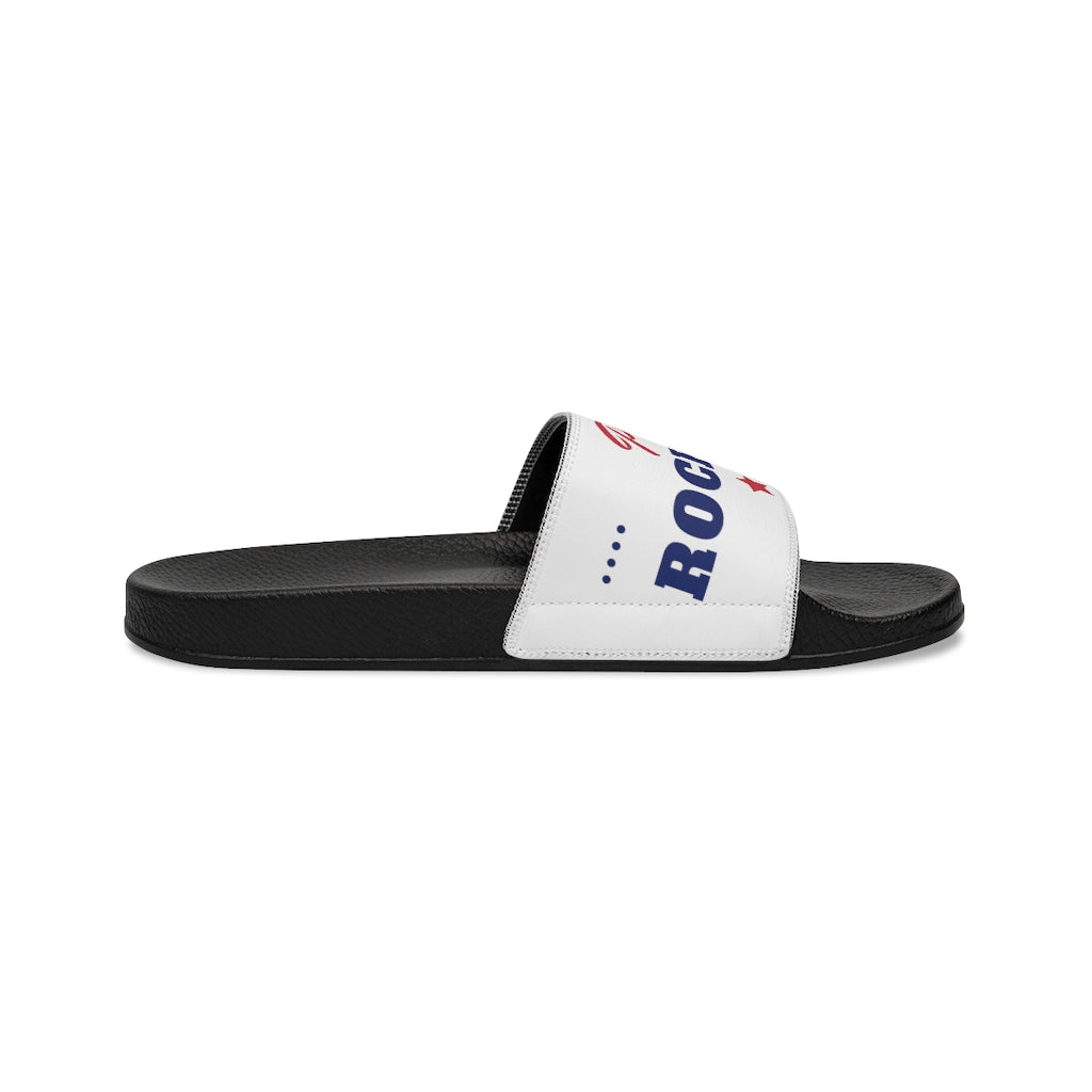 PPC Slide Sandals - PPC Rockstar - White/Black