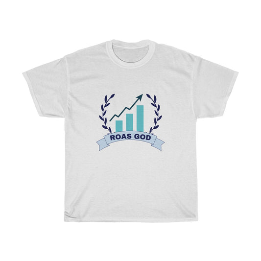 PPC T-shirt - White, 100% cotton - ROAS God